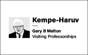 Kempe Haruv Gary B Melton Visiting Professorships